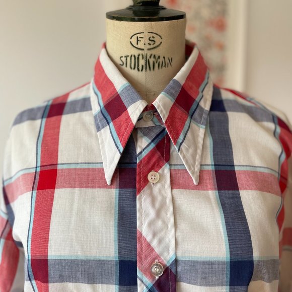 3For$20/Sears Real Vintage Button Down Shirt - 80's - Picture 2 of 8